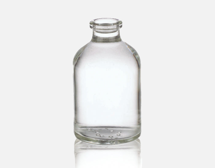 50ml Clear Type 1 Borosilicate Glass, Sterile