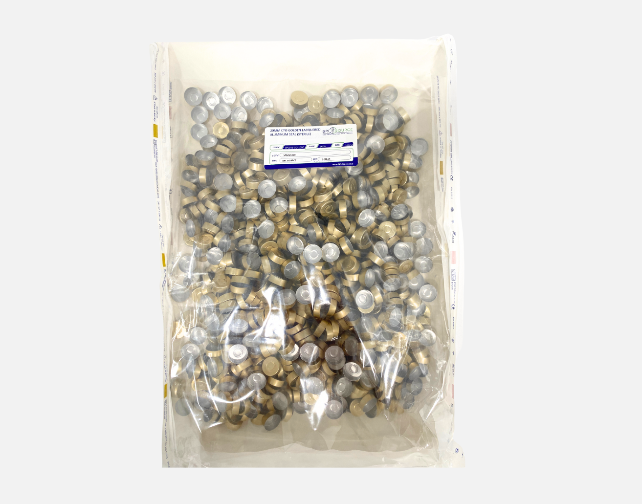 20mm Center Tear Out Seals, Sterile, Triple Bagged