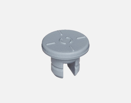 Stopper Chlorobutyl, Gray, Sterile