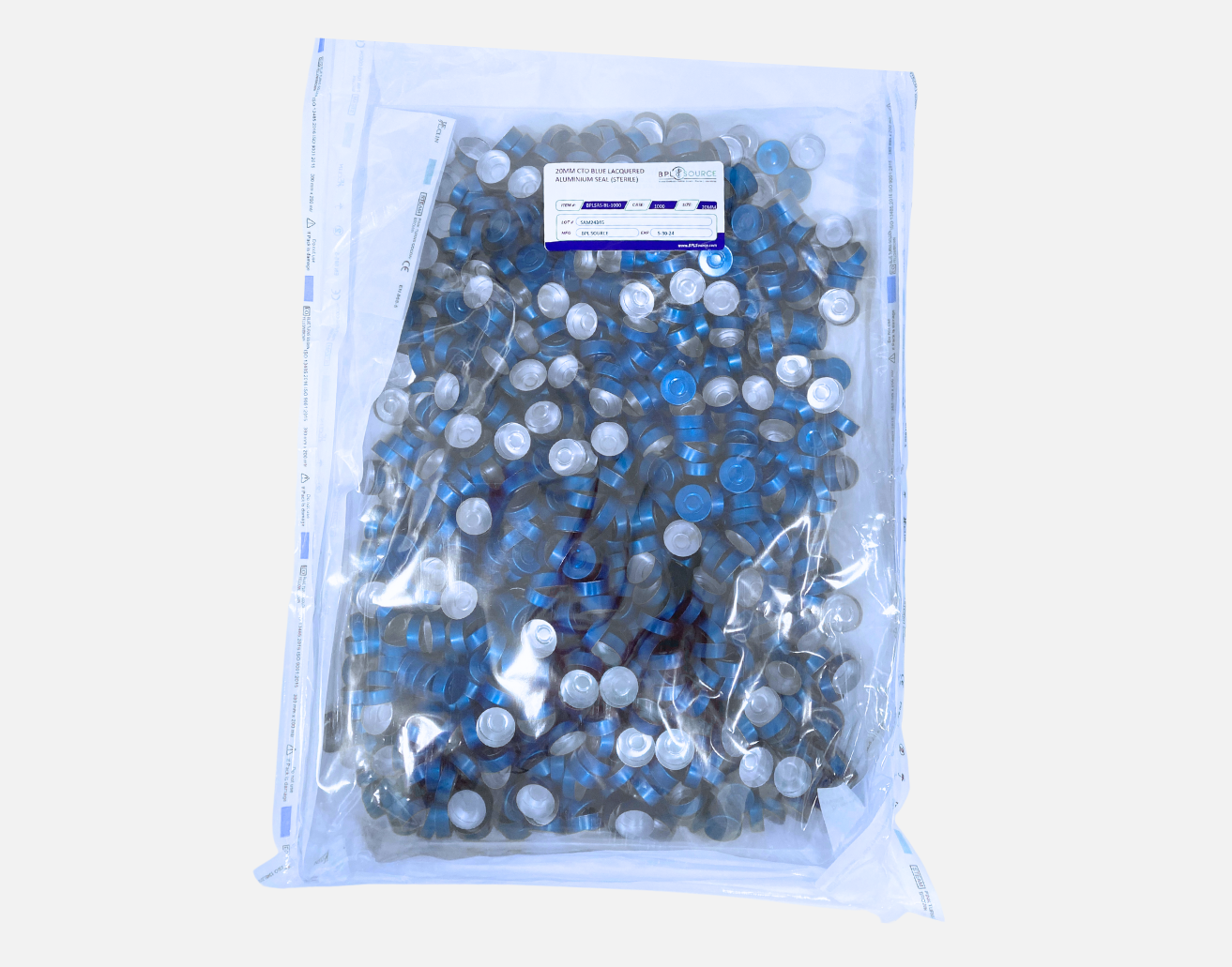 20mm Center Tear Out Seals, Sterile, Triple Bagged