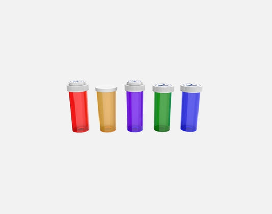 16 dram - ColorSafe® Vials - Reversible Caps