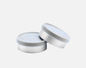 20mm Flip Top Seal, Grain Finish, Aluminum Seal, White
