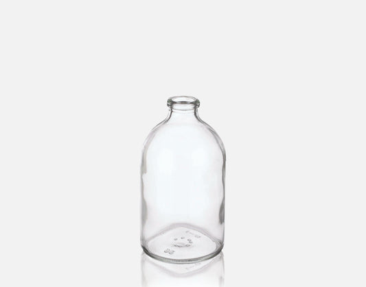 50ml Clear Type 1 Glass, Polypropylene Trays, Sterile, Vials
