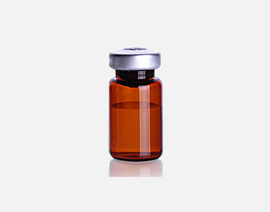 30ml Amber Vial, Type 1 Borosilicate Glass, Sterilized
