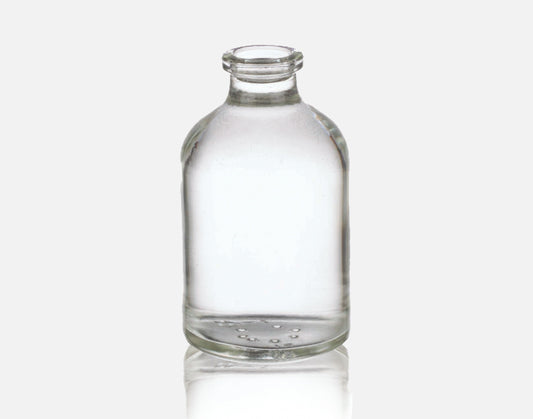 50ml Clear Type 1 Borosilicate Glass, Sterile